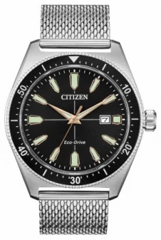 Citizen Mens Brycen Eco-Drive Stainless Steel AW1590-55E Watch