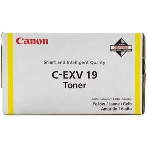 Canon CEXV19 Yellow Laser Toner Ink Cartridge