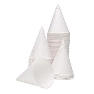 4oz Water Drinking Cone Cup White Pack of 5000 ACPACC04