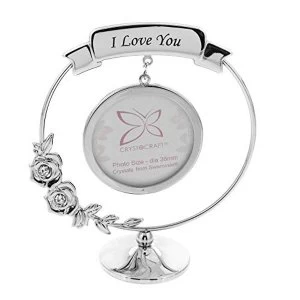 Crystocraft Frame - I Love You - Crystals From Swarovski?