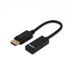 Ednet 84504 video cable adapter 0.15 m DisplayPort HDMI Black