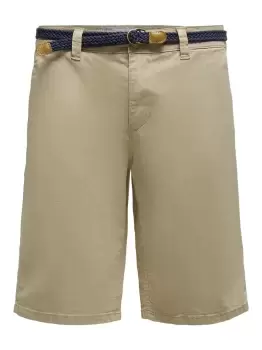 ONLY & SONS Chino Shorts Men Beige