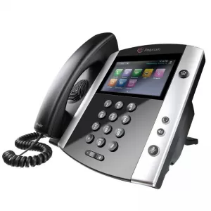 Polycom VVX 600 DECT Phone Black White 2200-44600-025