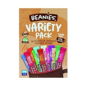 Beanies Coffee Stick Variety Box Pack of 12 FOBEA013B AU98268