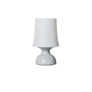 Colmar LED Battery Operated Indoor and Outdoor Touch Lamp in Grey