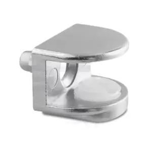 GTV Small Shelf Bracket Glass Shelf Support with Pin 5 - 8mm Thickness Shelves,