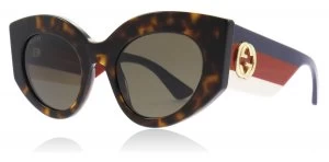 Gucci GG0275S Sunglasses Havana 002 50mm