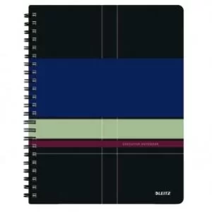 Leitz Executive Notebook Get Organised A4 ruled, wirebound with