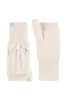 1 Pair Ash Cable Knit Converter Mittens