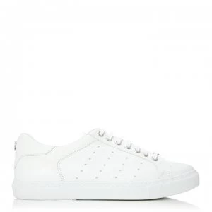 M by Moda Patch Detail Benni Trainers - WHT/WHT BACK