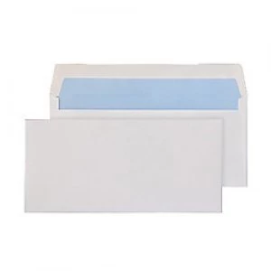 Purely Commercial Envelopes Gummed 89 x 152mm Plain 80 gsm White Pack of 1000