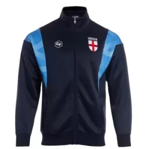 Classicos de Futebol England Retro Fan Track Jacket Mens - Blue