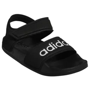 adidas Adilette Sandal Childrens, Black, Size 11