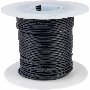 9012/spool/100N Black 3.8mm Double Jacket Flexible PVC Wire 100M Spool - PJP