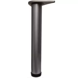 GTV Adjustable Breakfast Bar Worktop Support Table Leg 820mm - Colour Aluminium,