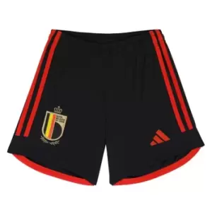 adidas Belgium Home Shorts 2022 2023 Juniors - Black