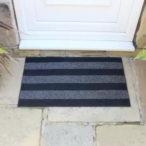 JVL Woodford Scraper Doormat Grey