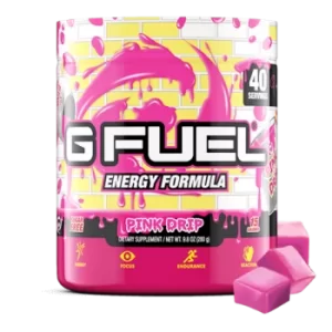G Fuel Pink Drip Tub (40 Servings) Elite Energy and Endurance Formula