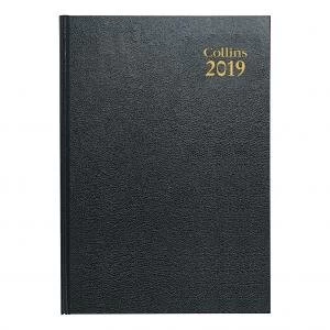 Collins 47 Series A4 2019 Big Diary 2 Page Per Day Ref 47 Blk 2019 47