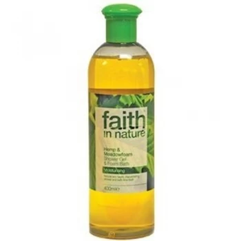 Faith in Nature Hemp & Meadowfoam Foam Bath & Shower Gel 400ml
