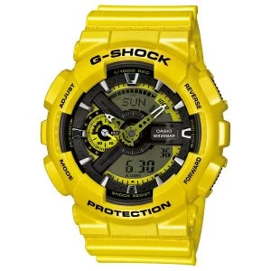 Casio G-SHOCK Standard Analog-Digital Watch GA-110NM-9A - Yellow