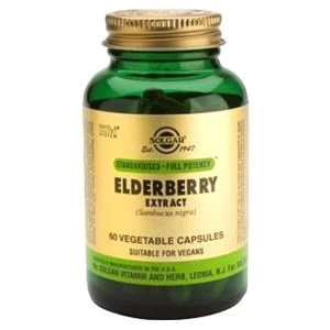 Solgar SFP Elderberry Berry Extract Vegetable Capsules 60 vegicaps