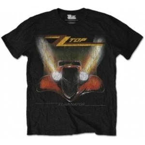 ZZ Top Eliminator Mens Black T Shirt: Small