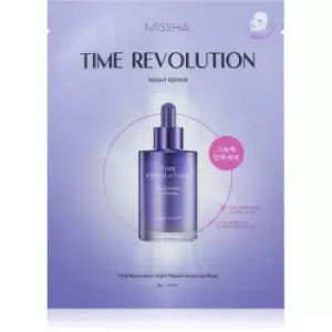 Missha Time Revolution Night Repair Ampoule anti-wrinkle sheet mask 30 g