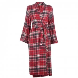 Cyberjammies Red Check Robe - Red