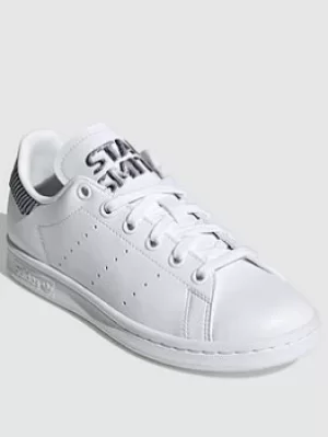 adidas Originals Unisex Junior Stan Smith J, White/Red, Size 5.5
