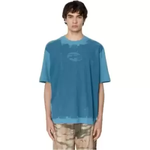 Diesel Front Dye T-Shirt Mens - Blue