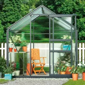 Garden Gear Greenhouse 6.2 x 4.3 x 6.6ft - Grey