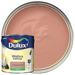 Dulux Walls & Ceilings Copper Blush Silk Emulsion Paint 2.5L
