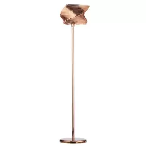 Cartoccio Designer Floor Lamp, Copper