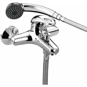 Java Wall Mounted Bath Shower Mixer Tap - Chrome Plated - Bristan
