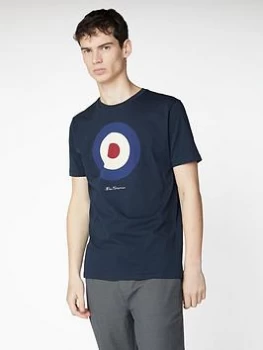Ben Sherman Signature Target T-Shirt - Dark Navy, Dark Navy, Size S, Men
