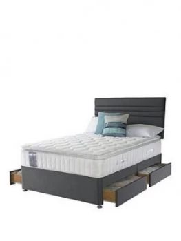Sealy Felicity 1400 Pocket Zoned Latex Pillowtop Divan With Optional Storage