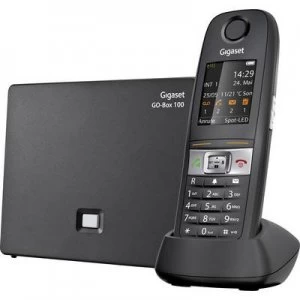 Gigaset E630A GO Cordless VoIP shockproof, waterproof, Hands-free Colour TFT/LCD Black