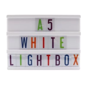 Locomocean A5 LED Cinematic Light Box with 85 Coloured Letters