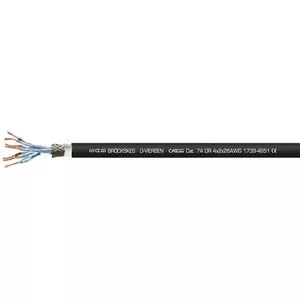 Audio cable 1 x 2 x 0.25mm 2 x 1mm Black Helukabe