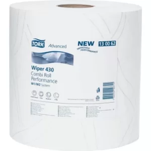 130062 H/Duty Paper 430 Combi Roll 2PLY White (2)