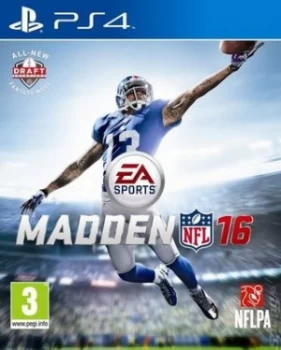 Madden NFL 16 PS4 Game