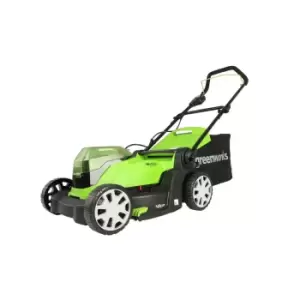 Greenworks G24X2LM41 48v Cordless Rotary Lawnmower 410mm No Batteries No Charger
