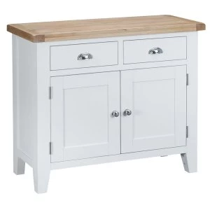 Madera Ready Assembled 2 Drawer 2 Door Wooden Sideboard