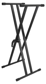 Strong Double Cross Keyboard Stand with Locking Mechanism by Cobra