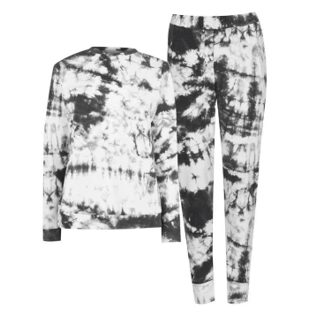 Miso Top and Cuffed Joggers Tracksuit Loungewear Co Ord Set - Tie Dye