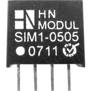 DCDC converter print HN Power SIM1 2412 SIL4 24 Vdc 12 Vdc