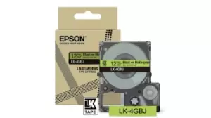 Epson C53S672077/LK-4GBJ DirectLabel-etikettes Black on green matt...