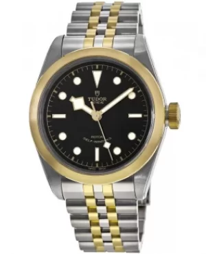 Tudor Black Bay 41 Black Dial Stainless Steel and Yellow Gold Mens Watch M79543-0001 M79543-0001