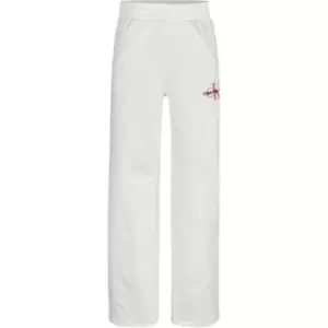 Calvin Klein Jeans Monogram Off Placed Sweatpants - White
